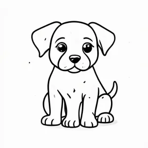 Yavru Köpek Boyaması