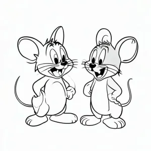 Tom Ve Jerry Boyaması